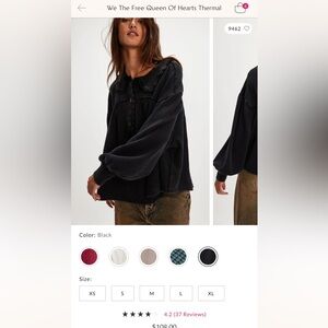 Free People Queen of Hearts Thermal